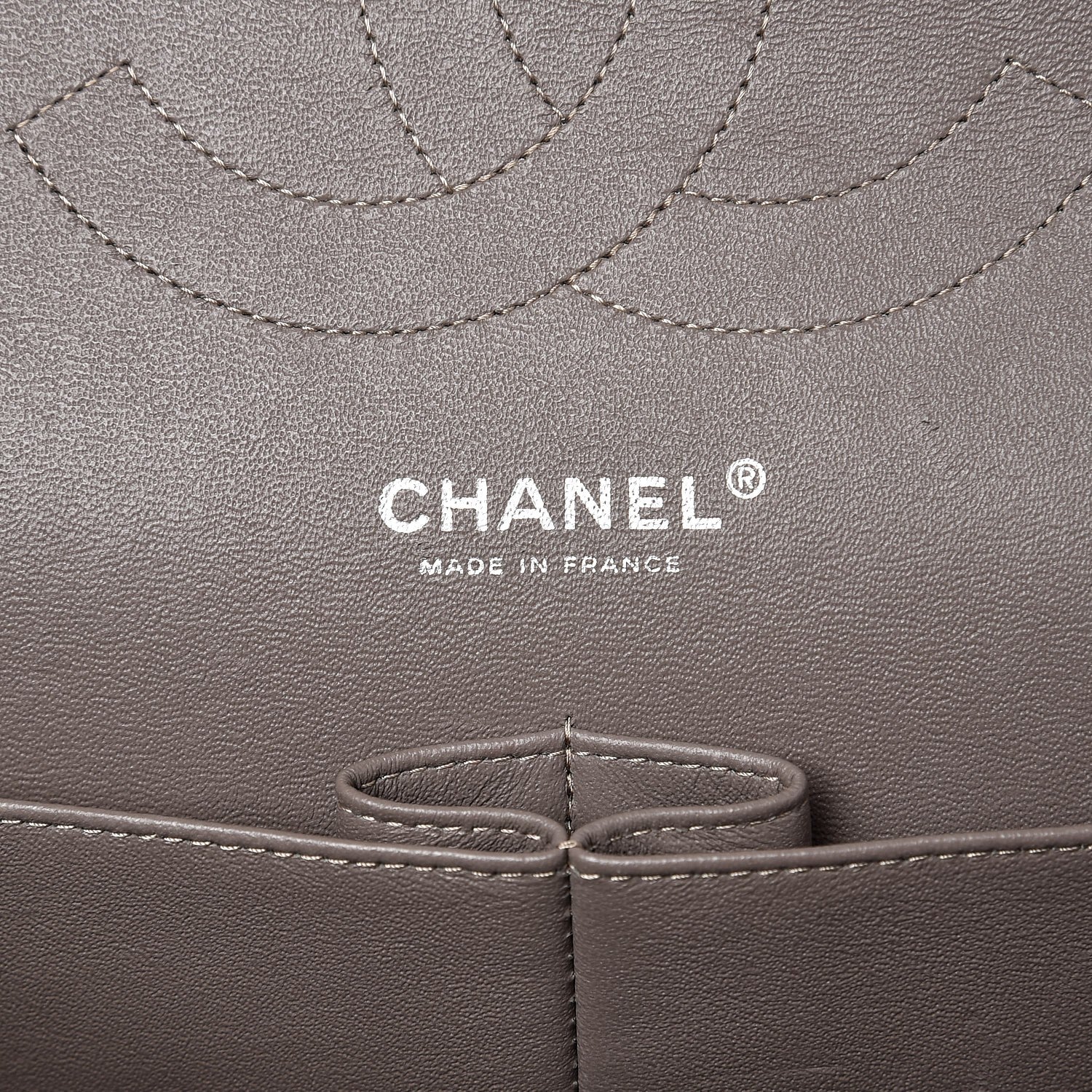 Chanel Patent Quilted Jumbo Double Flap Dark Beige 7 of 14