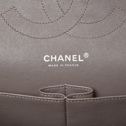 Chanel Patent Quilted Jumbo Double Flap Dark Beige 7 of 14