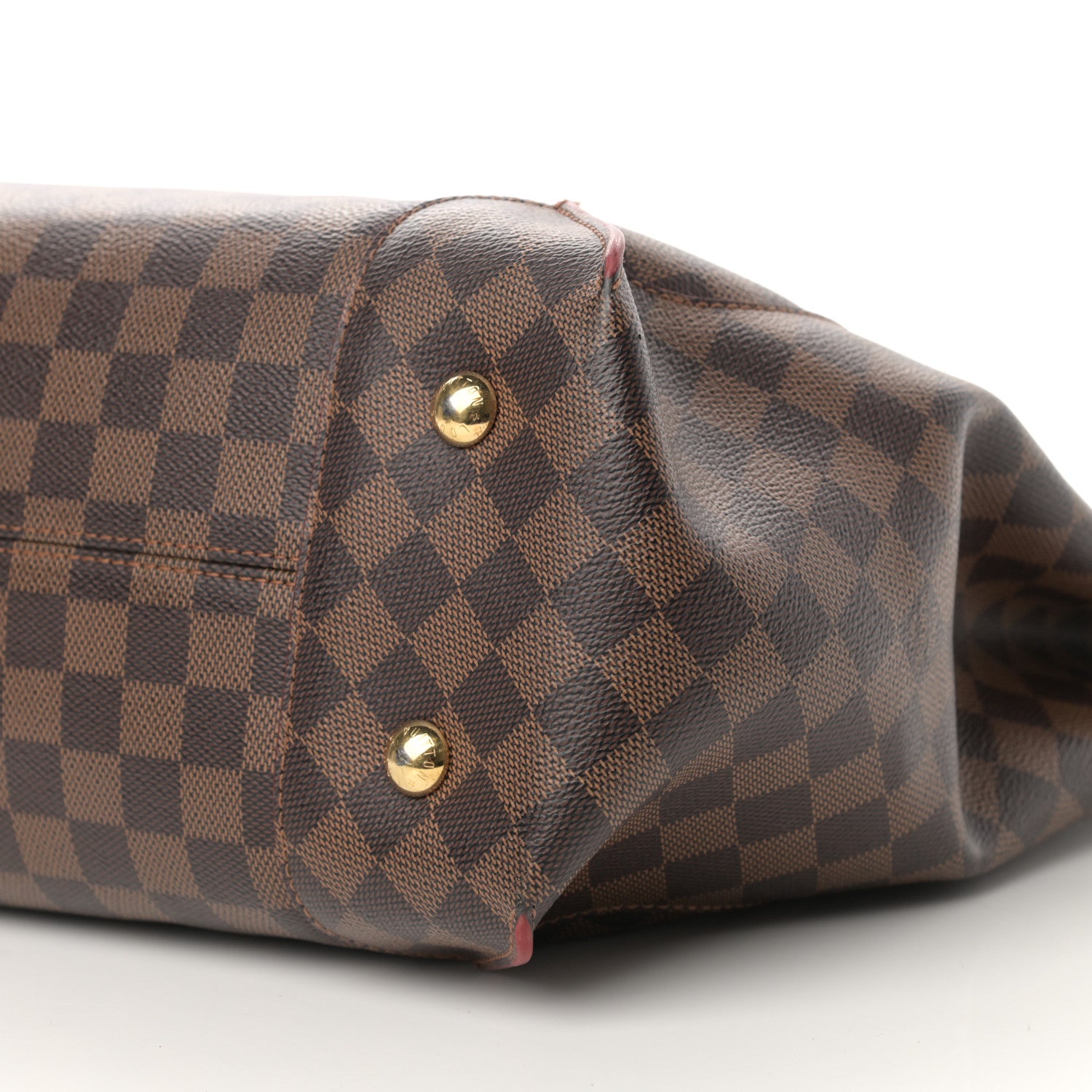 Louis Vuitton Damier Ebene Caissa Hobo Cherry 10 of 18