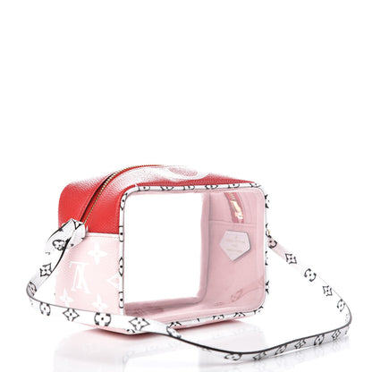 Louis Vuitton Monogram Giant Beach Pouch Rouge 3 of 8