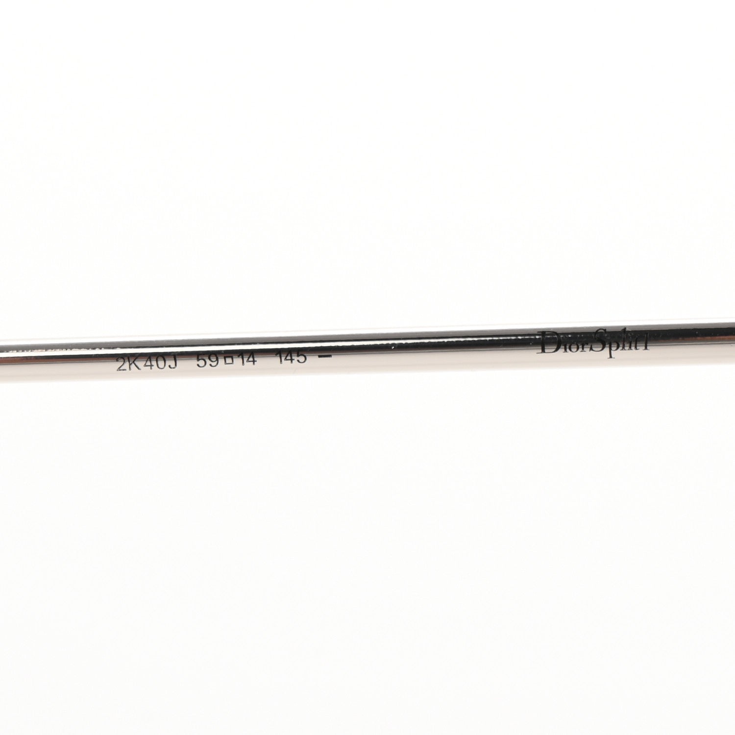 Christian Dior Split 1 Aviator Sunglasses Silver Blue 6 of 7