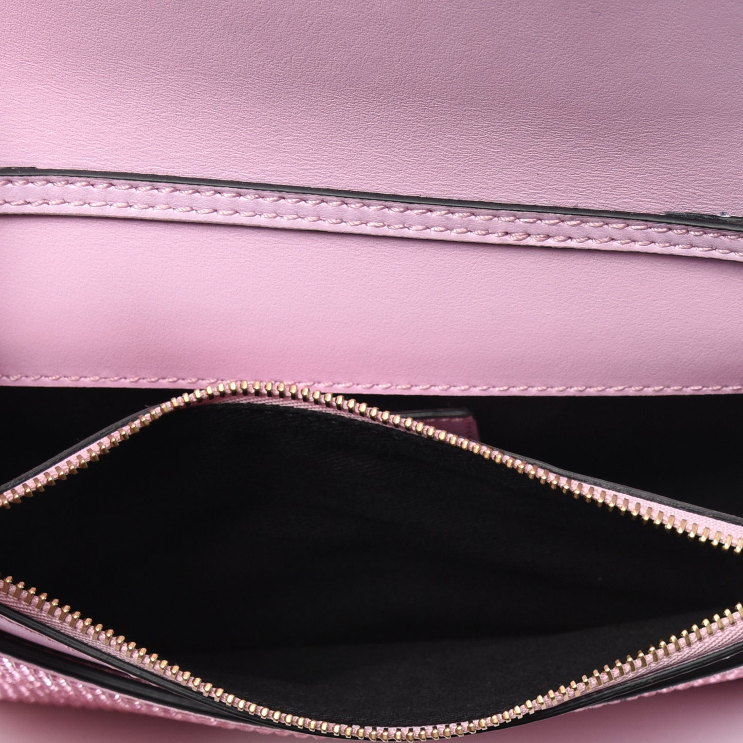 Vitello Crystal Palazzo Evening Bag Pink
