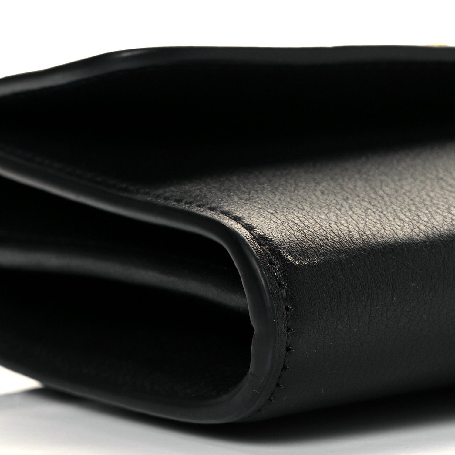 Versace Grained Calfskin Virtus Wallet On Chain Black 6 of 8