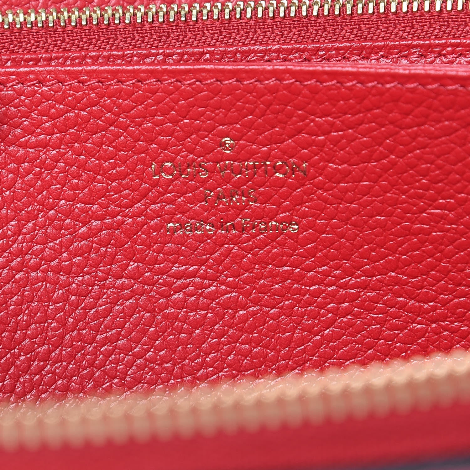 Louis Vuitton Empreinte Zippy Wallet Scarlet 6 of 11