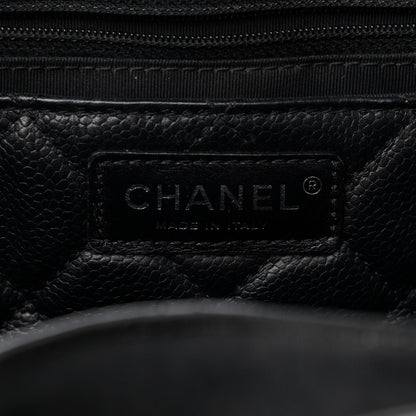 Chanel Caviar Quilted Large CC Box Shopping Tote Black 5 of 12