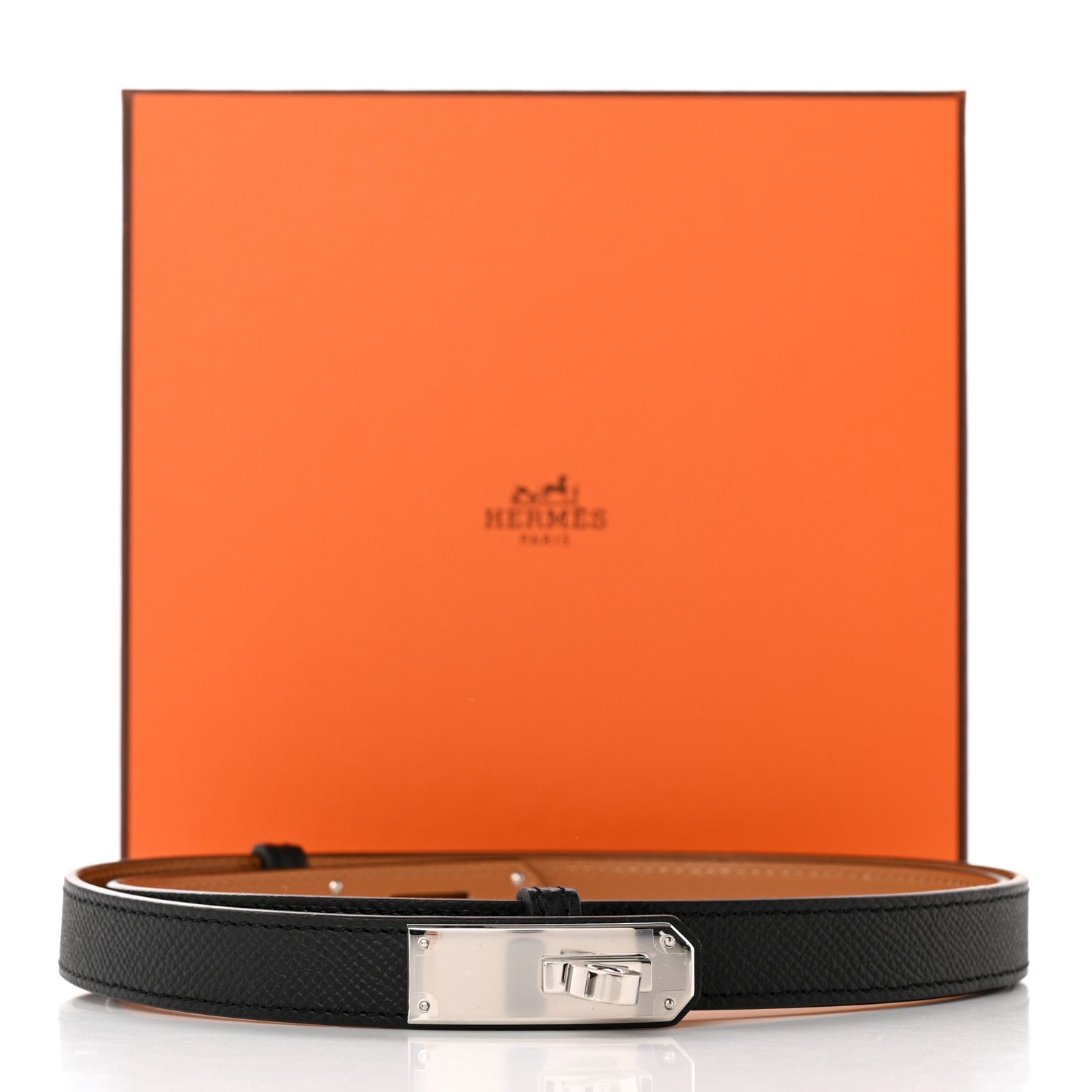 Hermes Epsom Kelly Belt Black 5 of 5
