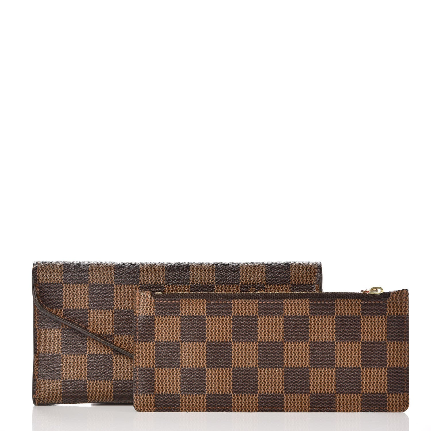 Louis Vuitton Damier Ebene Josephine Wallet Red 8 of 11
