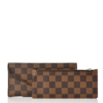 Louis Vuitton Damier Ebene Josephine Wallet Red 8 of 11