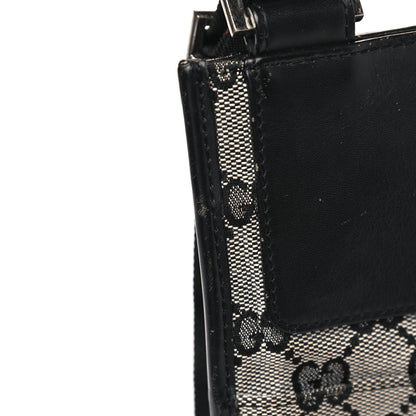 Gucci GG Monogram Messenger Crossbody Bag Black 9 of 11