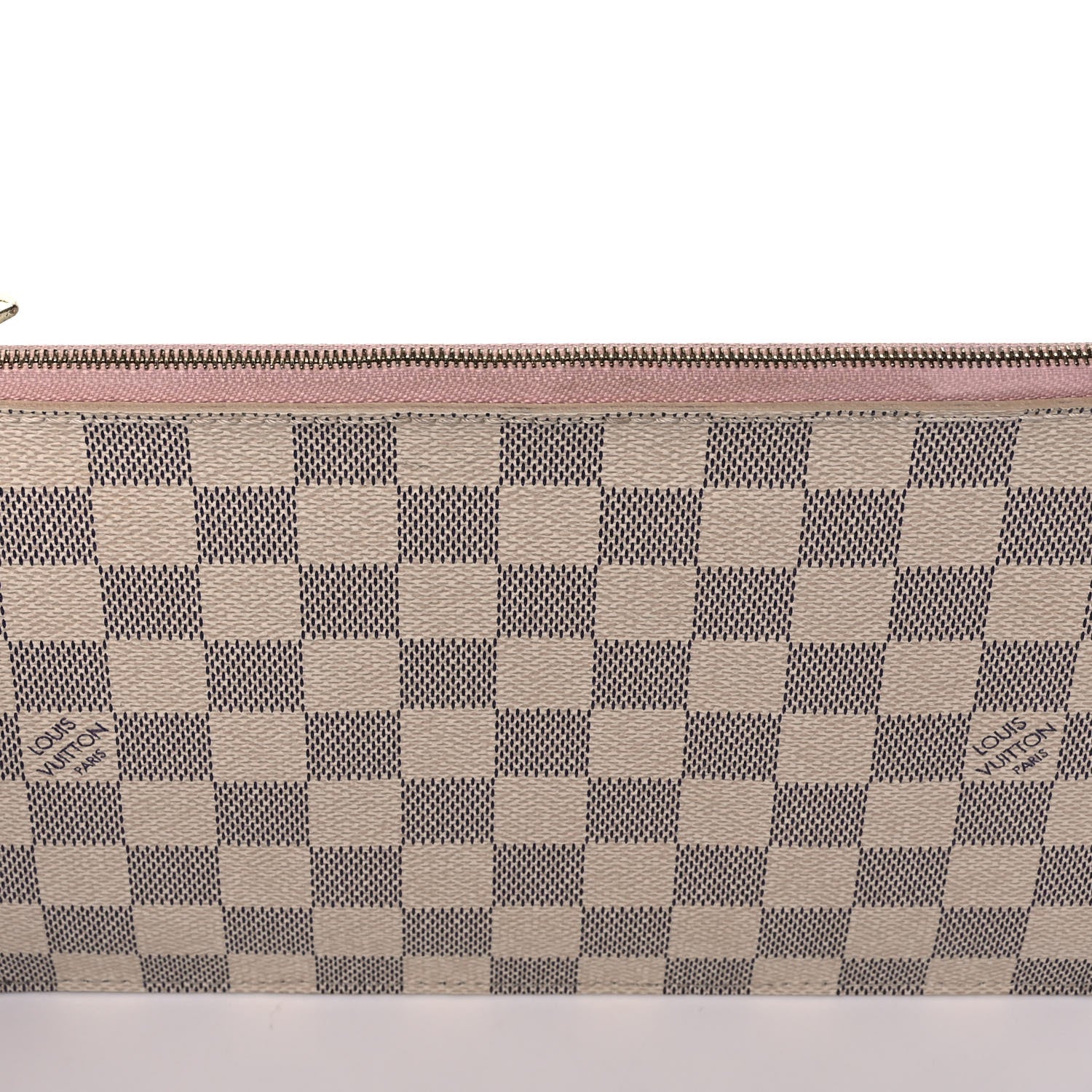 Louis Vuitton Damier Azur Neverfull MM GM Pochette Rose Ballerine 11 of 12