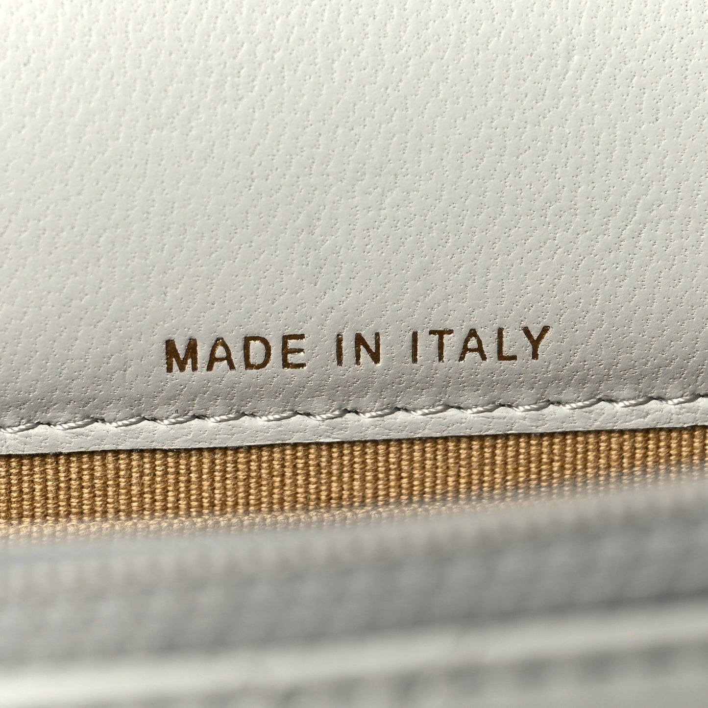 Lambskin Pearl Crush Quilted Flap Phone Holder With Chain Light Grey