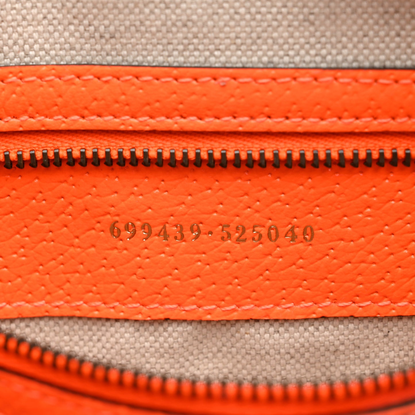 GG Supreme Monogram Textured Dollar Calfskin Web Ophidia Wristlet Shoulder Bag Beige Ebony Orange
