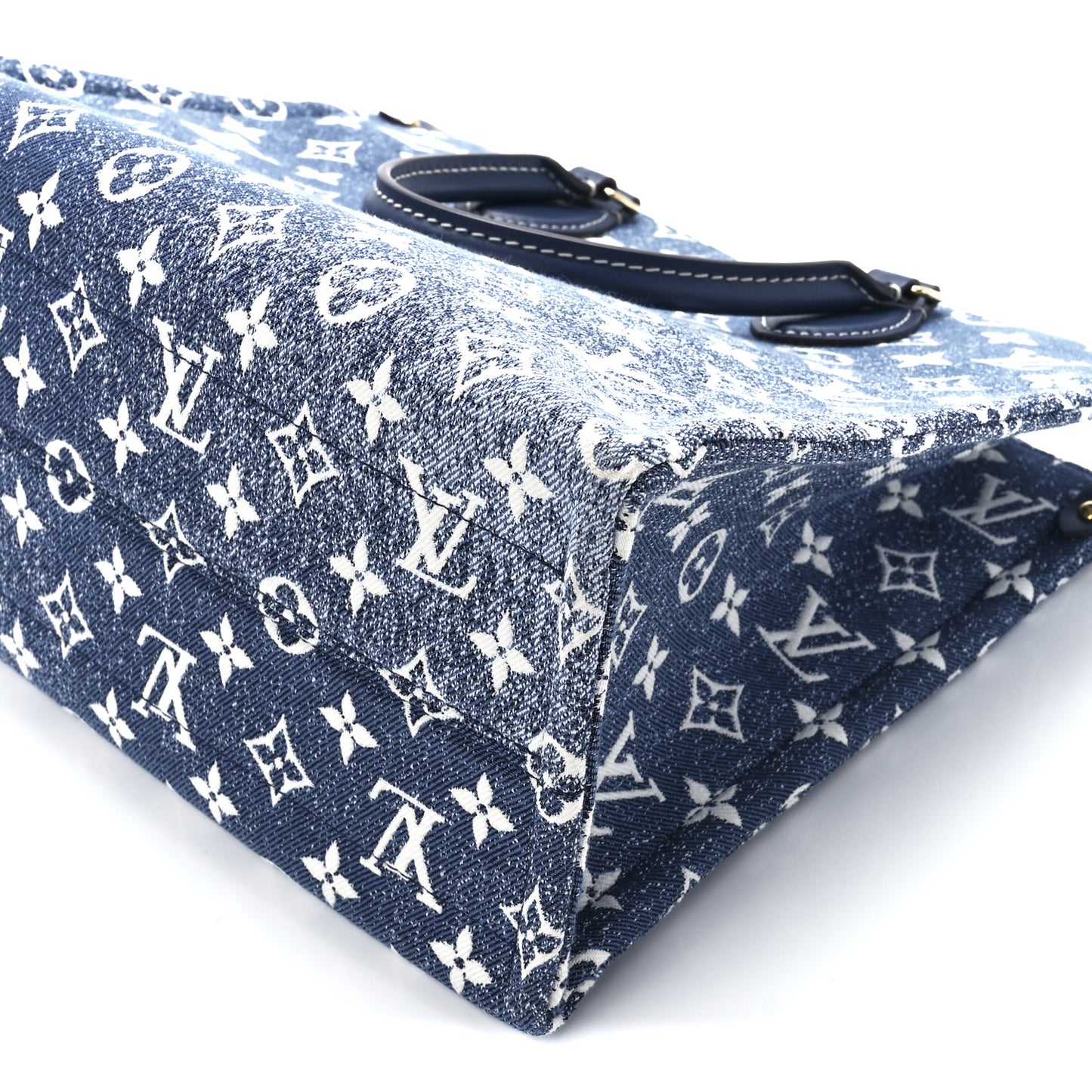 Monogram Jacquard Denim Onthego MM Bleu