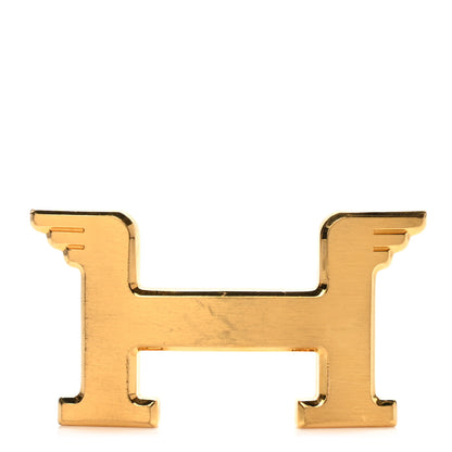 Hermes Brushed 32mm Pegase H Belt Buckle Gold 1 of 5