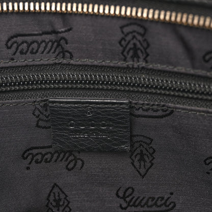 Gucci Guccissima Flat Messenger Bag Black 5 of 11