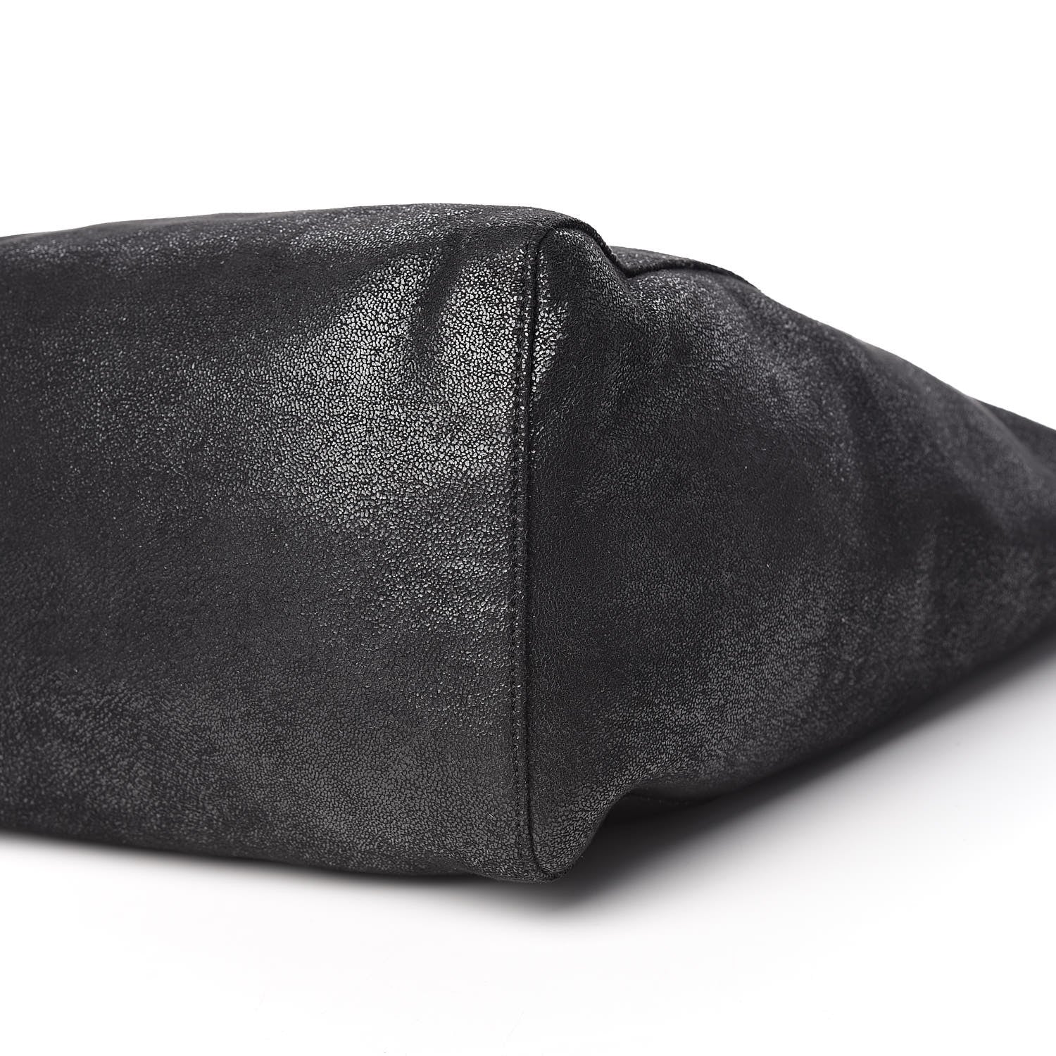 Stella McCartney Shaggy Deer Falabella Shopper Tote Black 9 of 9