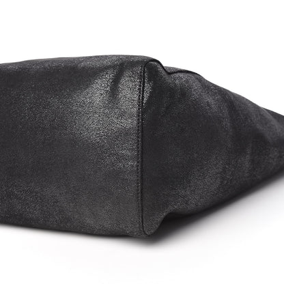 Stella McCartney Shaggy Deer Falabella Shopper Tote Black 9 of 9
