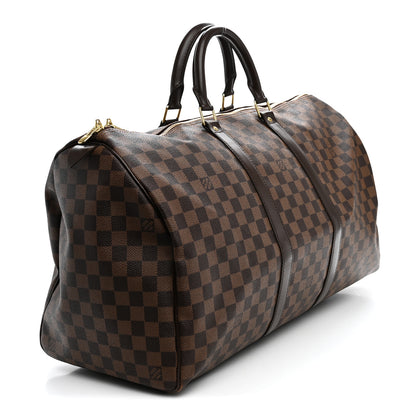 Louis Vuitton Damier Ebene Keepall 50 2 of 11