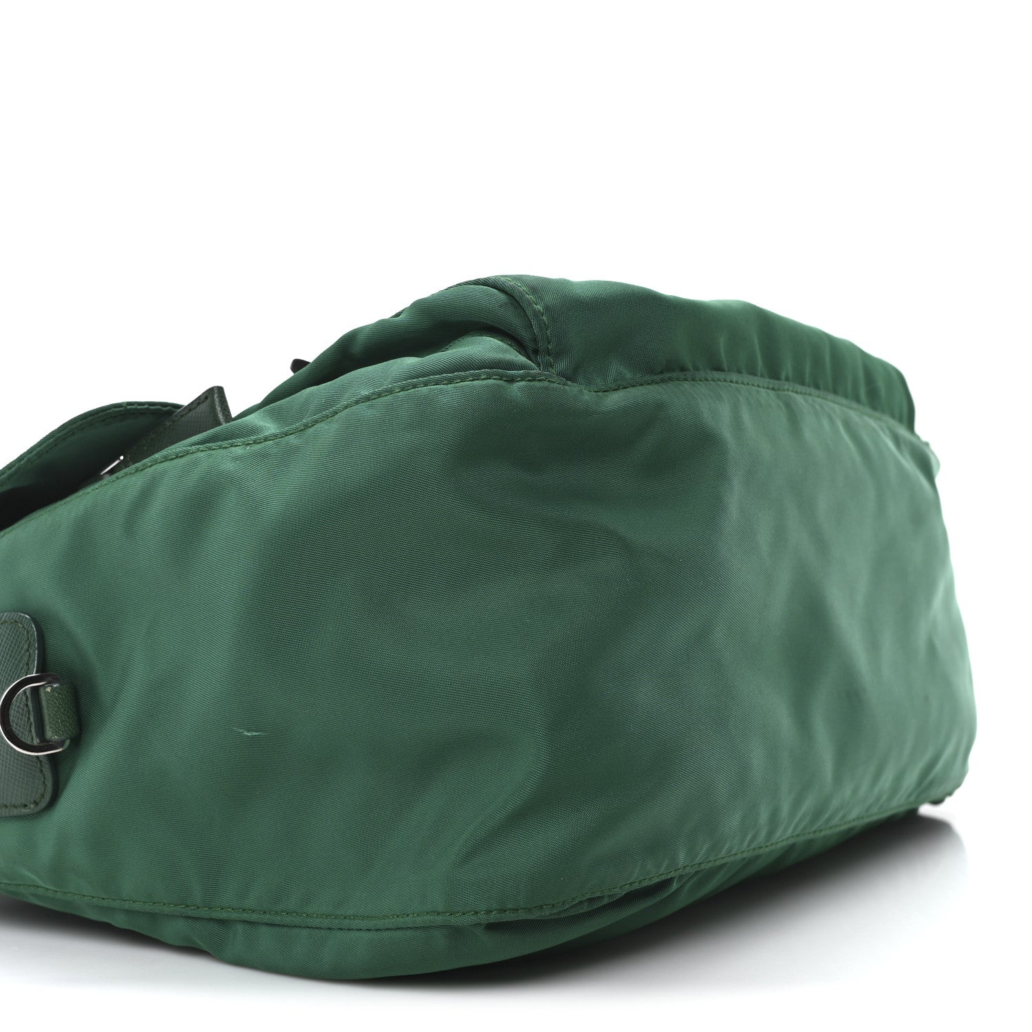 Prada Nylon Vela Saffiano Messenger Bag Oleandro 8 of 9