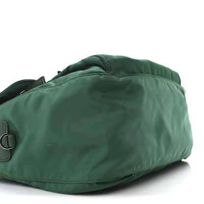 Prada Nylon Vela Saffiano Messenger Bag Oleandro 8 of 9