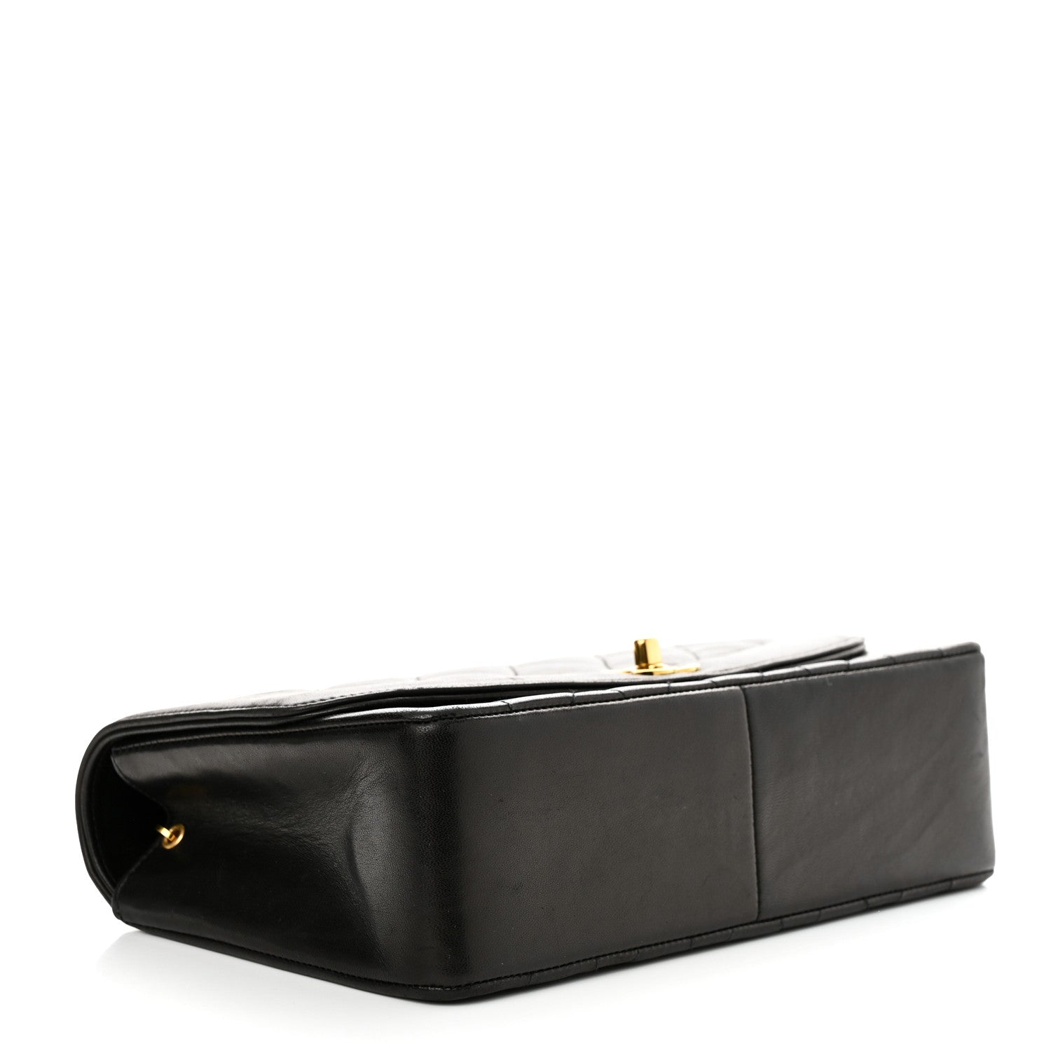 Chanel Lambskin Quilted Medium Single Flap Black 4 of 12