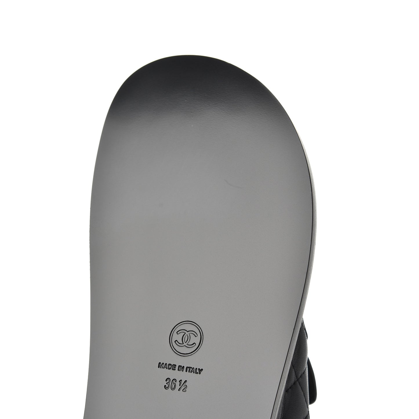 Lambskin Velcro Dad Sandals 36.5 Black