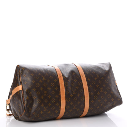 Louis Vuitton Monogram Keepall Bandouliere 55 5 of 21
