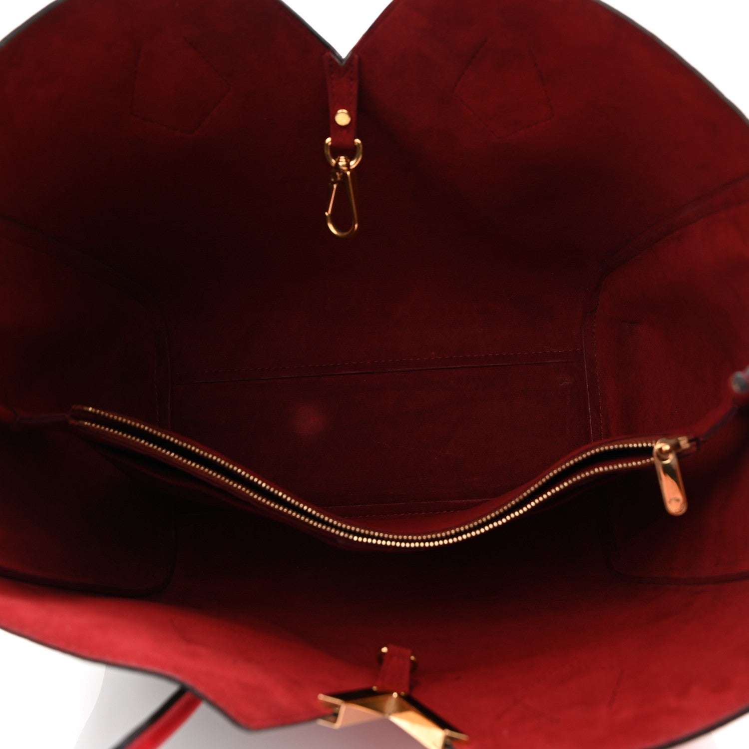 Louis Vuitton Calfskin Monogram Kimono Tote Cherry 5 of 13