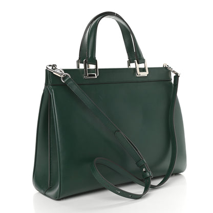Gucci Smooth Calfskin Medium Zumi Top Handle Bag Vintage Green 2 of 9