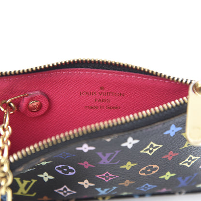 Louis Vuitton Monogram Multicolor Key Pouch Black Grenade 6 of 9