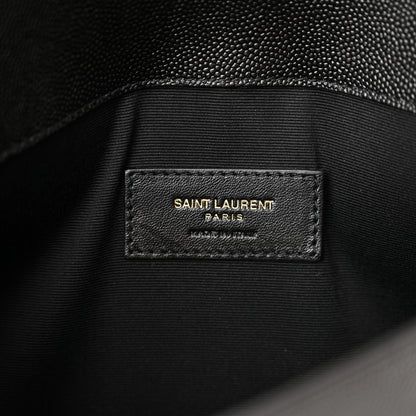 Saint Laurent Grain De Poudre Uptown Pouch Black 6 of 8