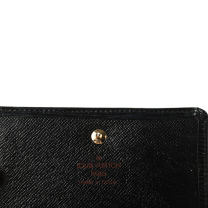 Louis Vuitton Epi Elise Wallet Black 6 of 8