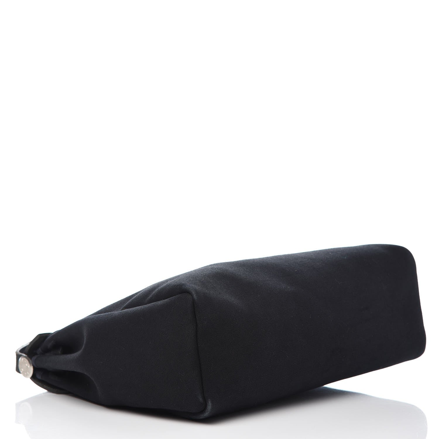 Hermes Toile Vache Calfskin Herbag 30 PM Black Natural 5 of 14