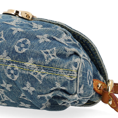 Louis Vuitton Monogram Denim Mini Pleaty Blue 9 of 9