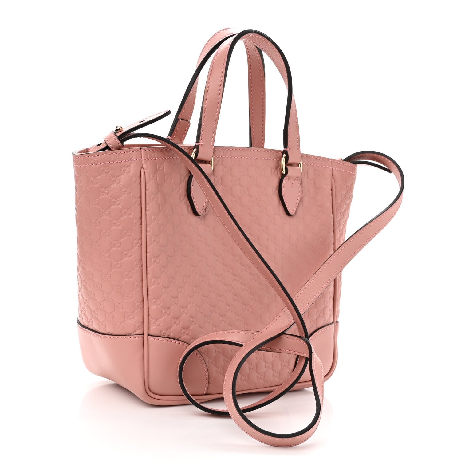 Gucci Microguccissima Small Bree Tote Soft Pink 3 of 11