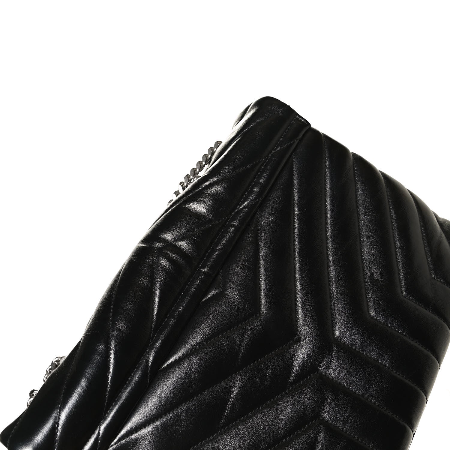 Saint Laurent Calfskin Y Quilted Monogram Medium Loulou Chain Satchel Black 12 of 12