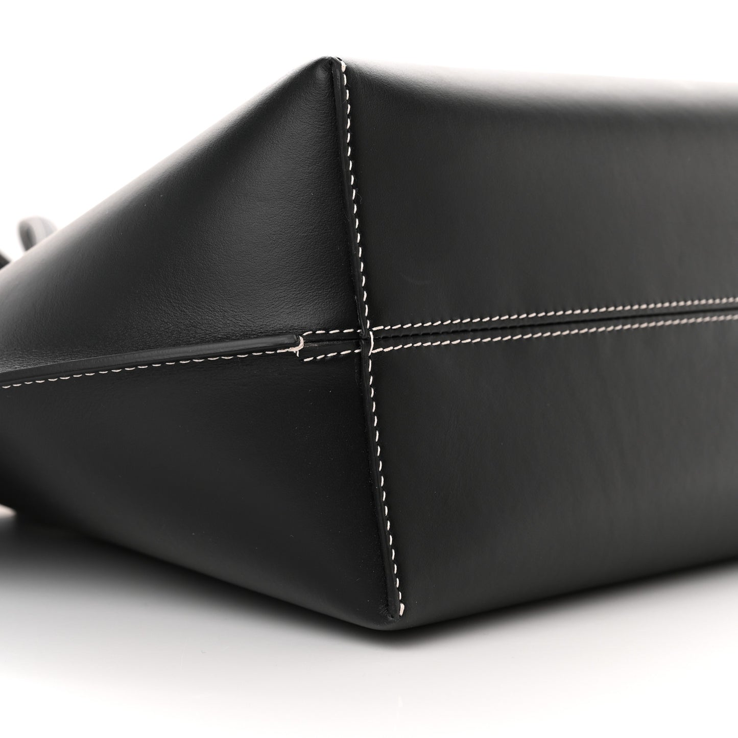 Calfskin Monogram Motif TB Medium Soft Tote Black