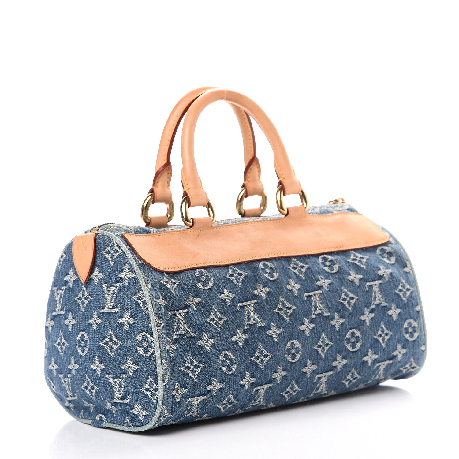 Louis Vuitton Monogram Denim Neo Speedy Blue 2 of 15