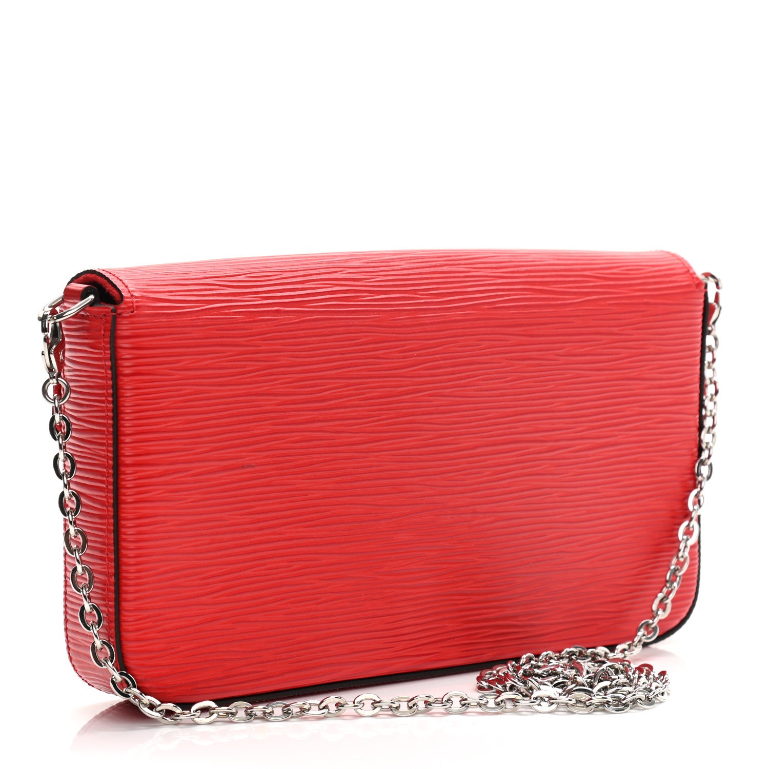 Louis Vuitton Epi Pochette Felicie Coquelicot 4 of 11