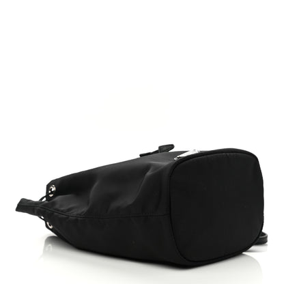 Prada Saffiano Tessuto Nylon Vela Bucket Wristlet Black 4 of 9