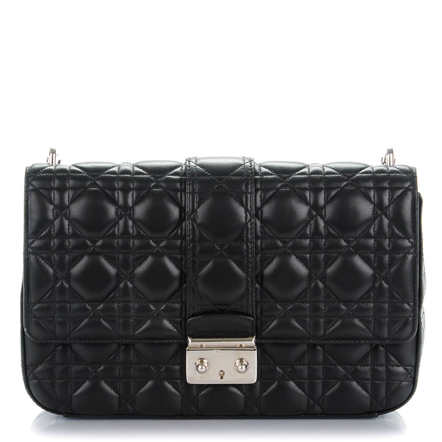 Christian Dior Lambskin Cannage Medium Miss Dior Flap Black 1 of 11