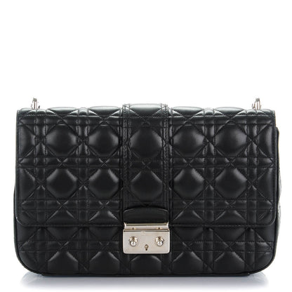 Christian Dior Lambskin Cannage Medium Miss Dior Flap Black 1 of 11