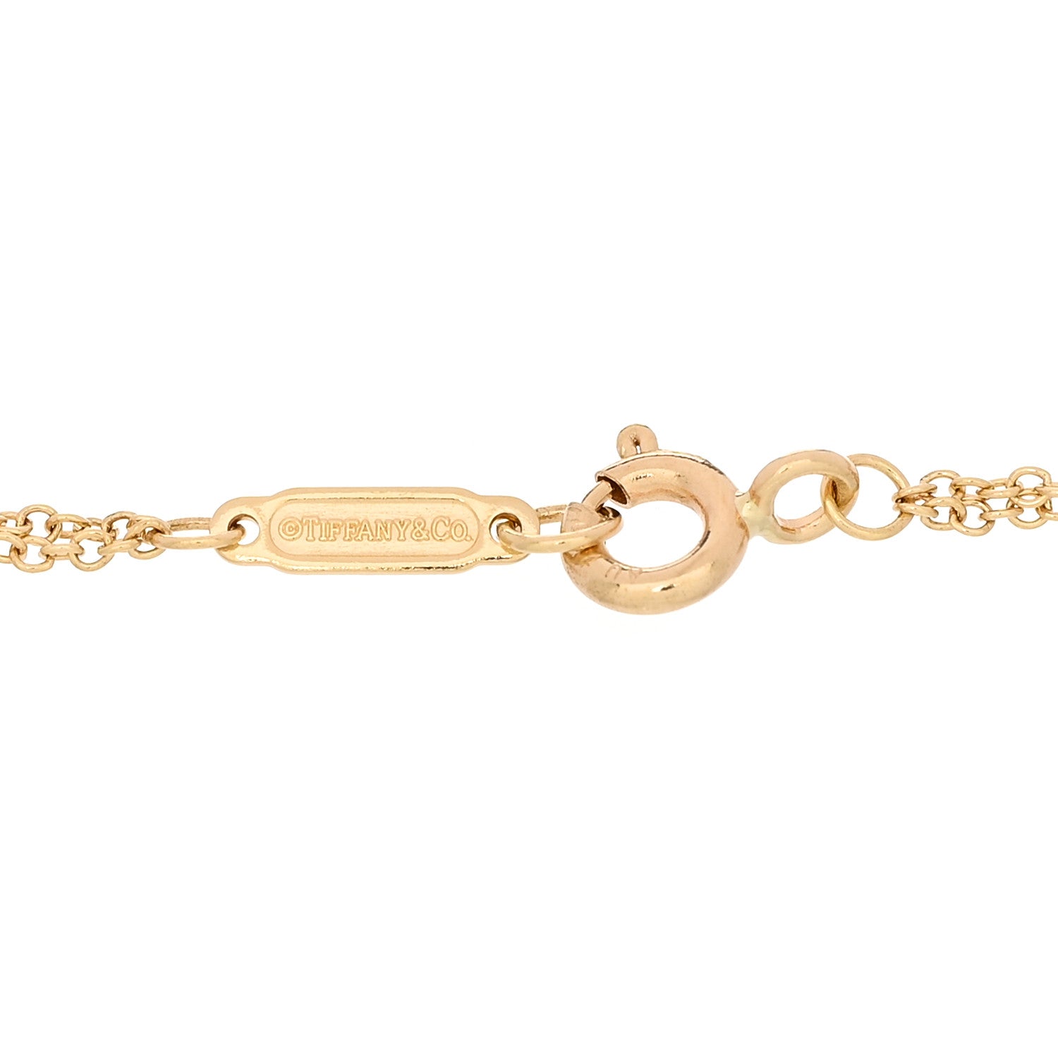 Tiffany 18K Yellow Gold Infinity Bracelet 3 of 4