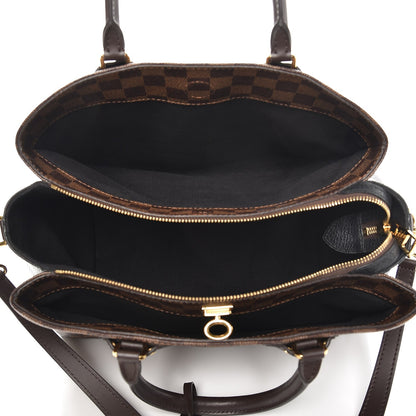 Louis Vuitton Cuir Taurillon Damier Ebene Normandy Black 5 of 13