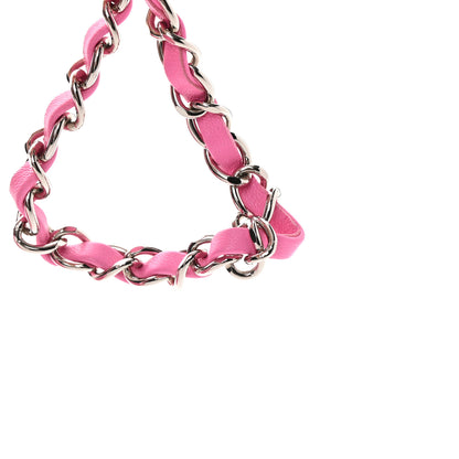 Chanel Lambskin Quilted Mini Rectangular Flap Neon Pink 11 of 12