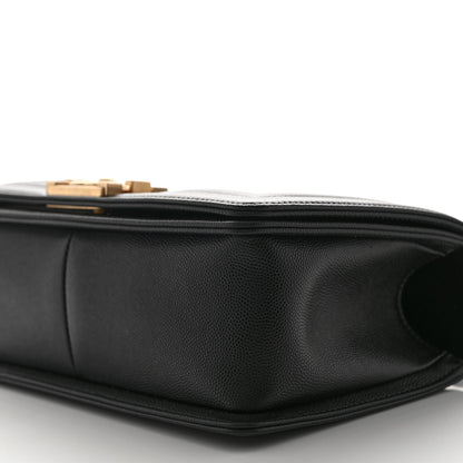Chanel Caviar Quilted Medium Boy Flap Black 10 of 11