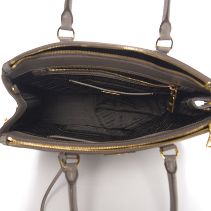 Prada Saffiano Medium Galleria Double Zip Tote Argilla 4 of 13