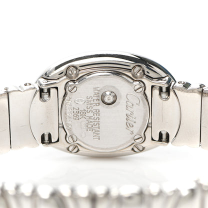 Cartier 18K White Gold 22mm Baignoire Quartz Watch 4 of 5