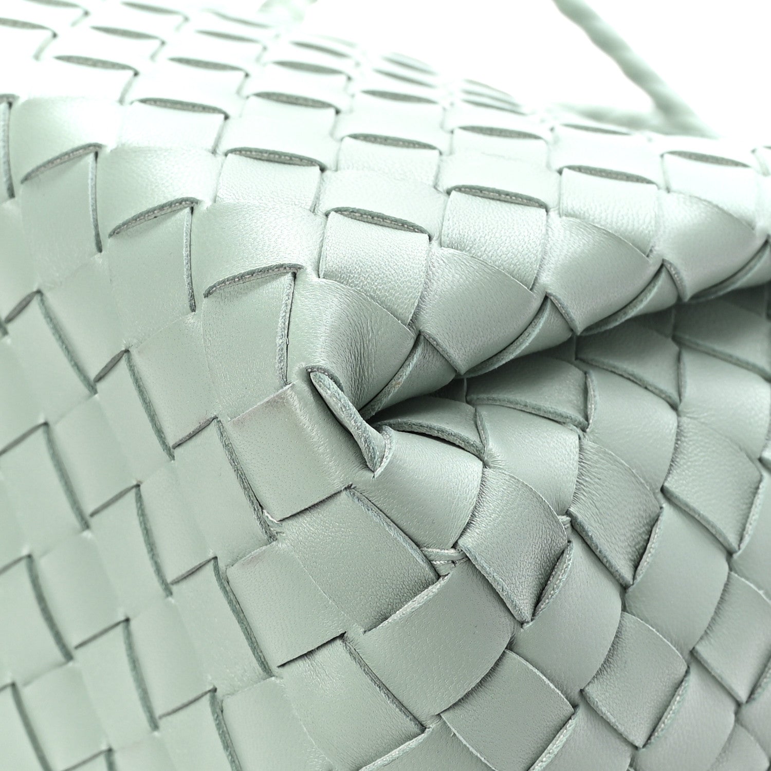 Bottega Veneta Nappa Intrecciato Large Andiamo Parachute Shoulder Bag New Sauge 12 of 12