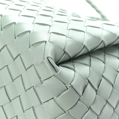 Bottega Veneta Nappa Intrecciato Large Andiamo Parachute Shoulder Bag New Sauge 12 of 12